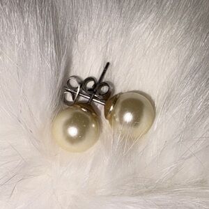 Pearl Stud Earrings